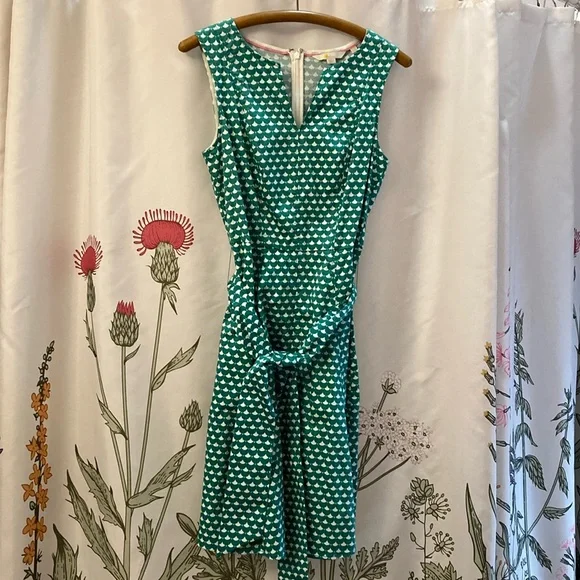 Boden | Dresses | Boden Mischa Sleeveless Belted Dress | Poshmark